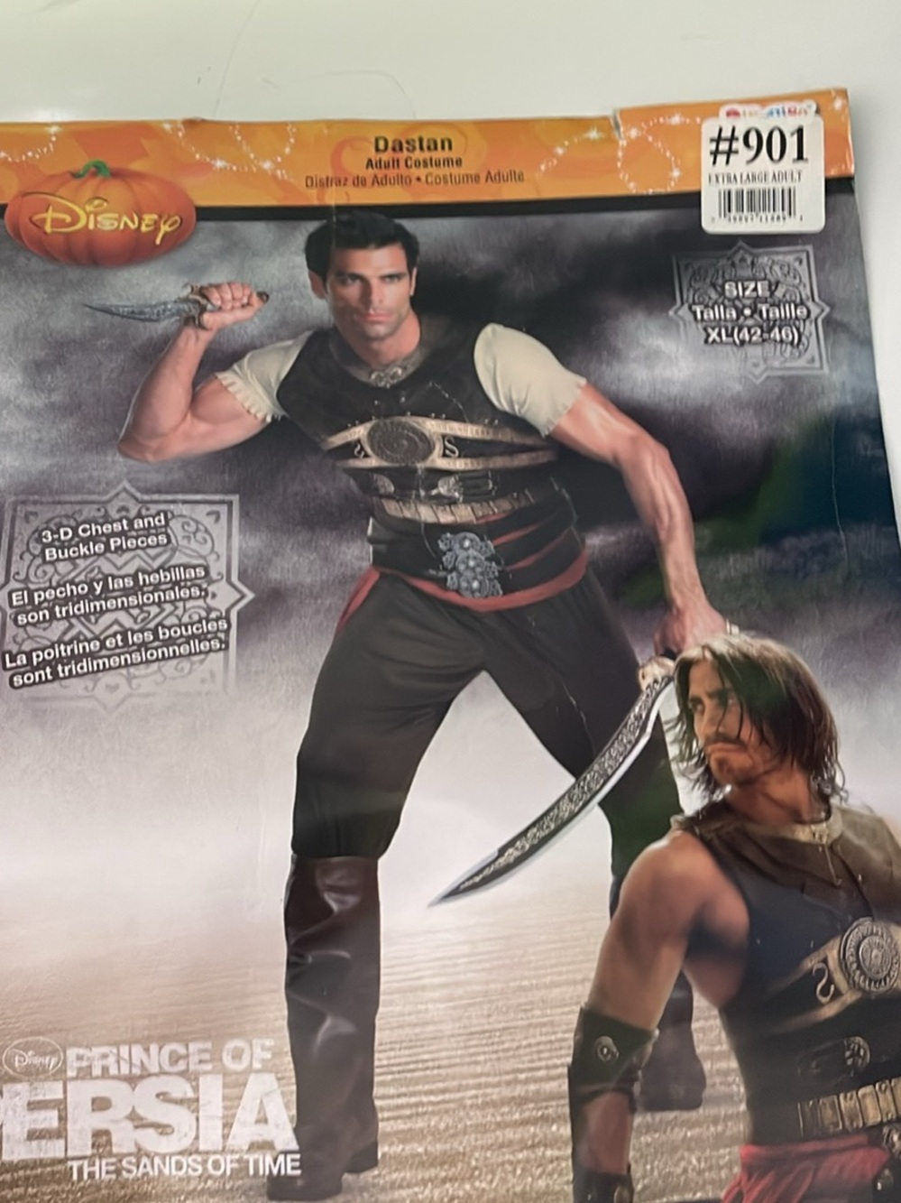 Men’s Disney Prince of Persia Dastan Costume in Black and Brown